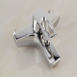 Tub Tap Contemporary Chrome Finish with Handshower