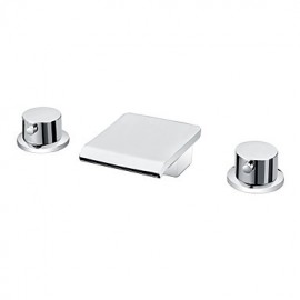 Bathtub Tap - Contemporary - Waterfall - Brass (Chrome)