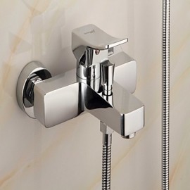 Tub Tap Contemporary Chrome Finish with Handshower