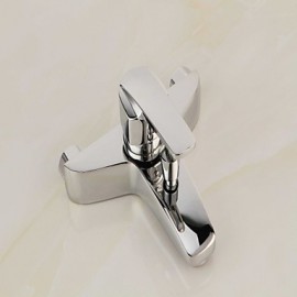 Tub Tap Contemporary Chrome Finish with Handshower