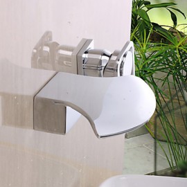Bathtub Tap - Contemporary - Waterfall - Brass (Chrome)