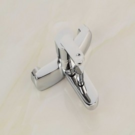 Tub Tap Contemporary Chrome Finish with Handshower