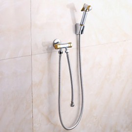 High Quality Brass Chrome Multi Function Sprayer Gun Bathroom Bidet Tap Set