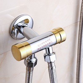High Quality Brass Chrome Multi Function Sprayer Gun Bathroom Bidet Tap Set