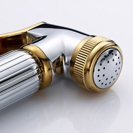 High Quality Brass Chrome Multi Function Sprayer Gun Bathroom Bidet Tap Set
