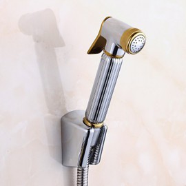 High Quality Brass Chrome Multi Function Sprayer Gun Bathroom Bidet Tap Set