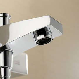 Tub Tap Centerset / Wall Mount with Chrome Single Handle Two Holes
