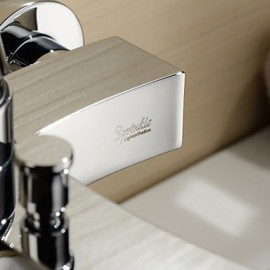 Tub Tap Centerset / Wall Mount with Chrome Single Handle Two Holes