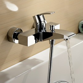 Tub Tap Centerset / Wall Mount with Chrome Single Handle Two Holes