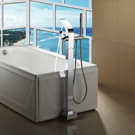 Tub Tap Centerset with Chrome Single Handle One Hole