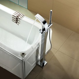 Tub Tap Centerset with Chrome Single Handle One Hole