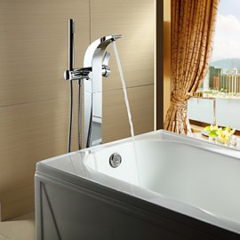 Tub Tap Centerset with Chrome Single Handle One Hole