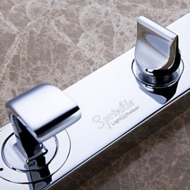 Tub Tap Centerset / Pull out with Chrome Two Handles Five Holes