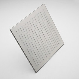 12 inch Stainless Steel Shower Head with Color Changing LED Light