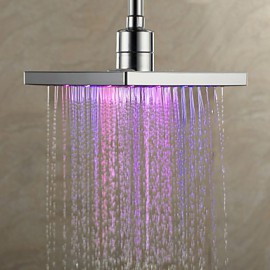 7 Colors Changing LED Contemporary Shower Faucet Head of 8 inch