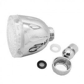 Chrome Finish Contemporary Thermochromic LED Showerhead