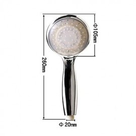 Color Changing LED Chrome Finish Hand Shower - without Shower Holder