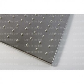 12 Inch Rain Shower Contemporary LED / Rainfall Stainless Steel Nickel Brushed