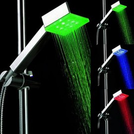 Color Changing LED Hand Shower - Chrome Finish