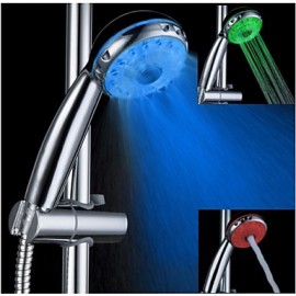 3 Running Mode Multi-function Color Changing LED Shower Head Rain Shower