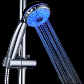 3 Running Mode Multi-function Color Changing LED Shower Head Rain Shower