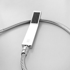 Chrome Plated Bathroom Rainfall Handheld Shower Set Including Hand Shower Hose And Shower Holder