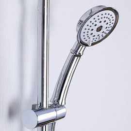 Chrome Finish Tub Shower Faucet with 8 inch Shower Head + Hand Shower