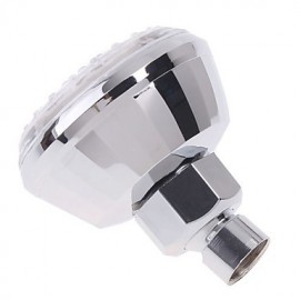 A Grade ABS Chrome Columnar Color Changing LED Shower Head Rain Shower
