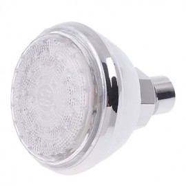 A Grade ABS Chrome Columnar Color Changing LED Shower Head Rain Shower