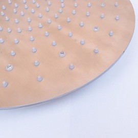 16 inch Stainless Steel Shower Head with Color Changing LED Light