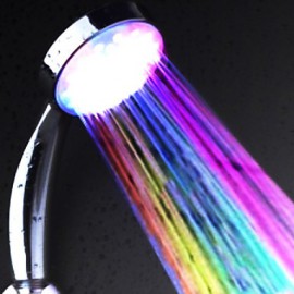 Water Powered Color Changing ABS LED Hand Shower