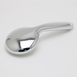 Contemporary A Grade ABS Chrome Finish 7 Colors LED Shower Hand - Silver