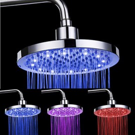 Colorful Color light Shower Nozzle Top Spray Shower Nozzle(8 Inch)