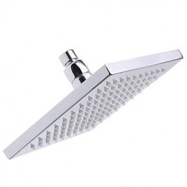 Monochrome LED Shower Nozzle Top Spray Shower Nozzle (Pink)