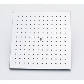 10 Inch Square Brass Air Injection Water Saving Eco-friendly Rainfall Shower Head