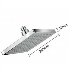 Monochrome LED Shower Nozzle Top Spray Shower Nozzle (Green)