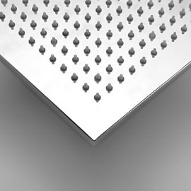 7 Colors Changing LED Chrome Shower Faucet Head of 8 inch