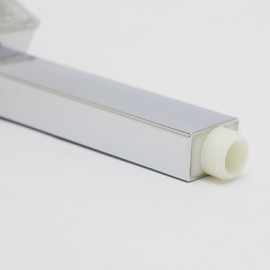 High Quality Contemporary A Grade ABS Chrome Finish 7 Colors LED Hand Shower - Silver