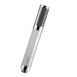 A Grade ABS Chrome Columnar Color Changing LED Hanldheld Shower head