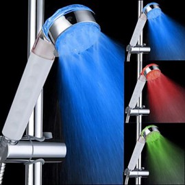 LED Light Color Changing Top Spray Shower Head Bathroom Showerheads