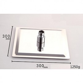 Rain Shower Contemporary Rainfall Stainless Steel Chrome