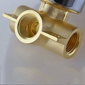 In Wall Mounted Concealed Shower Set With 8" ABS Rain Shower