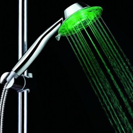 Colorful Led Shower Head Waterfall Handheld Douche with 2 Adjustable Mode