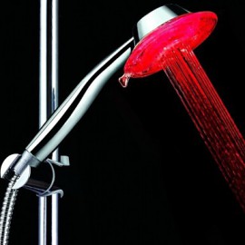 Colorful Led Shower Head Waterfall Handheld Douche with 2 Adjustable Mode