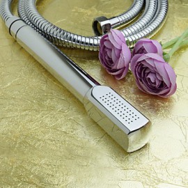New Bathroom Solid Brass Chrome Hand Held Shower Head