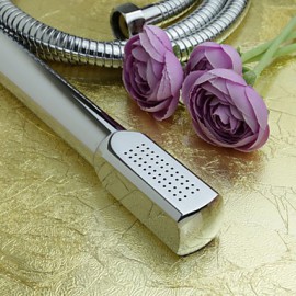 New Bathroom Solid Brass Chrome Hand Held Shower Head