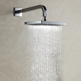 8 inch A Grade ABS Contemporary High-Quality Fashion Durable Chrome Finish Square Shower Head - Silver