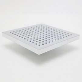 8 inch A Grade ABS Contemporary High-Quality Fashion Durable Chrome Finish Square Shower Head - Silver