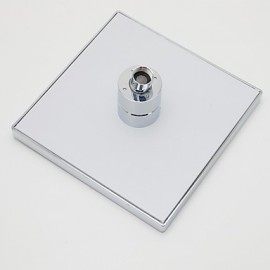 8 inch A Grade ABS Contemporary High-Quality Fashion Durable Chrome Finish Square Shower Head - Silver