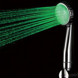 Hand Shower Contemporary LED Shower ABS Chrome Pressurize